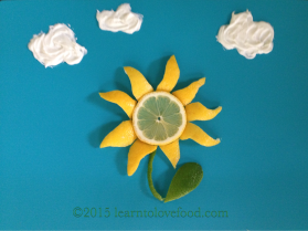 lemon lime flower Focus On What's Right Today